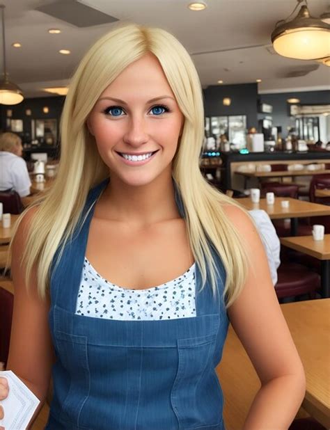 Fuck a blonde waitress .